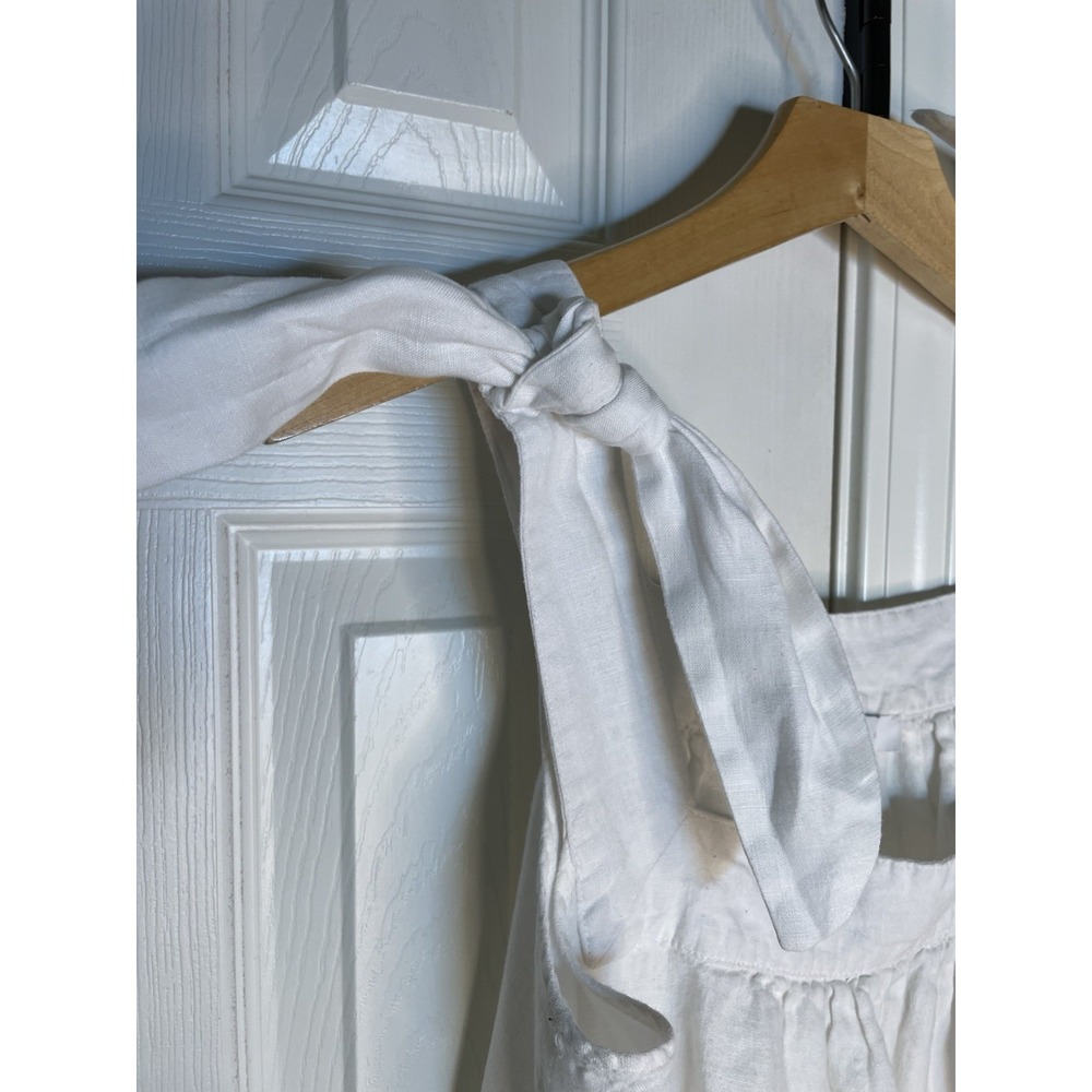LAKE white linen dress Mini XS - Picture 6 of 6